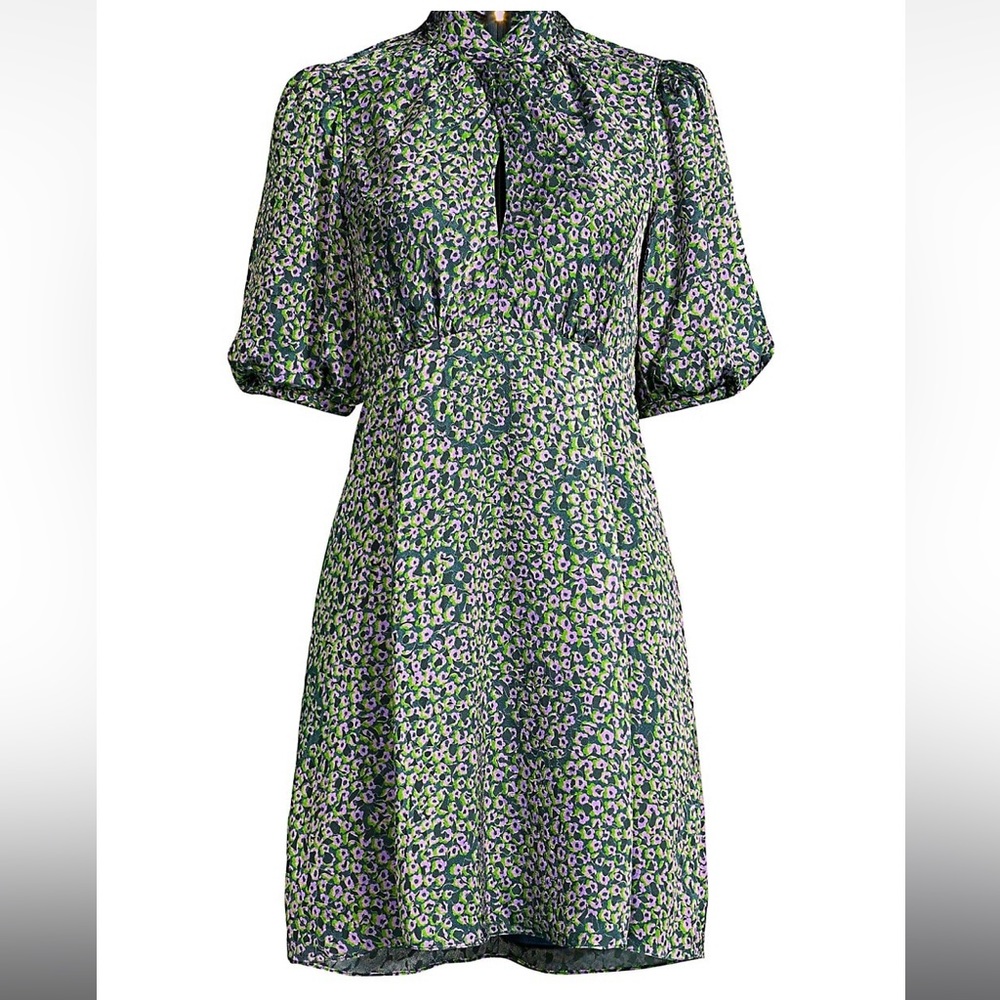 Kate Spade Flair Flora Devore Mini Dress Size 6 - Picture 4 of 16